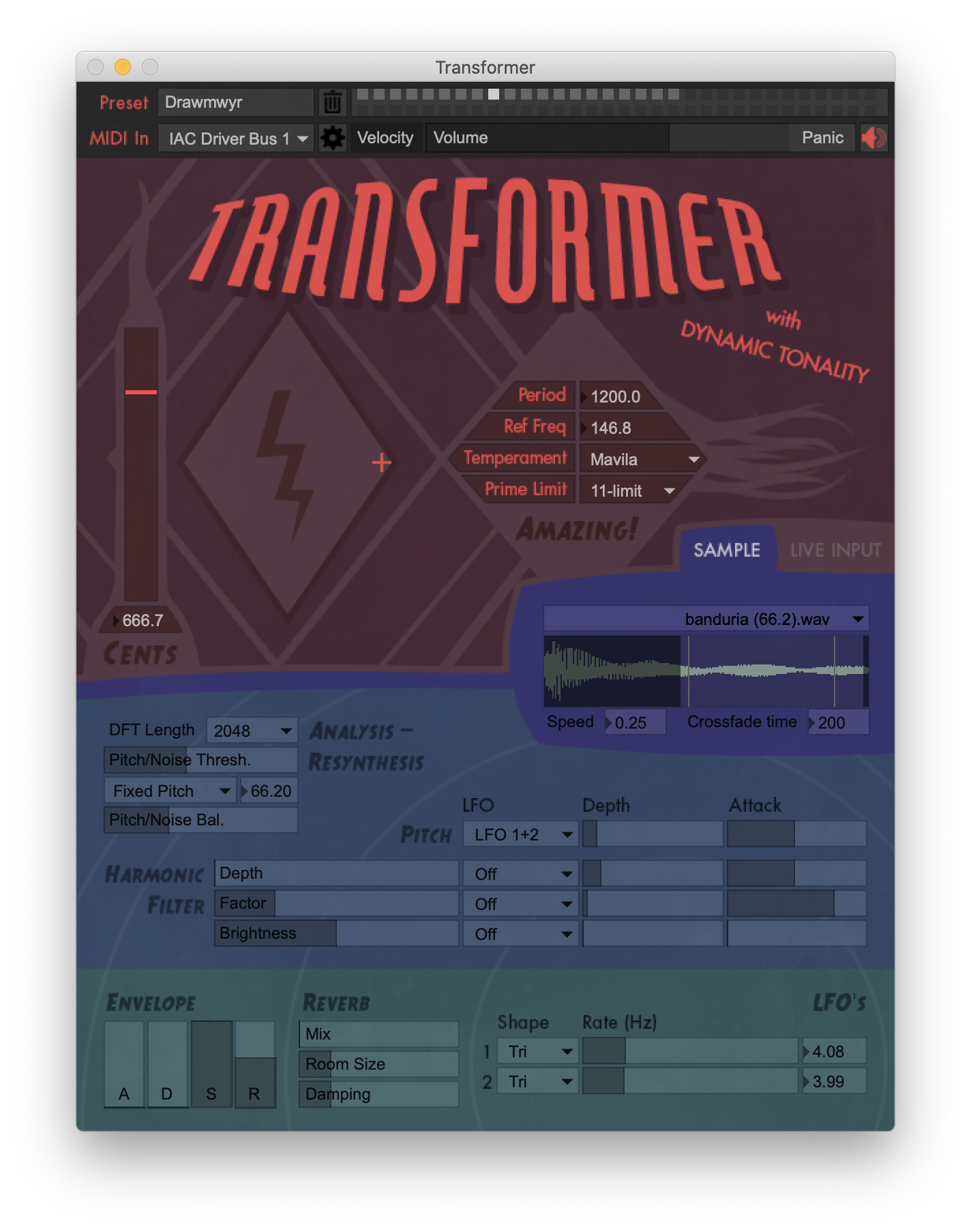 Transformer's user interface